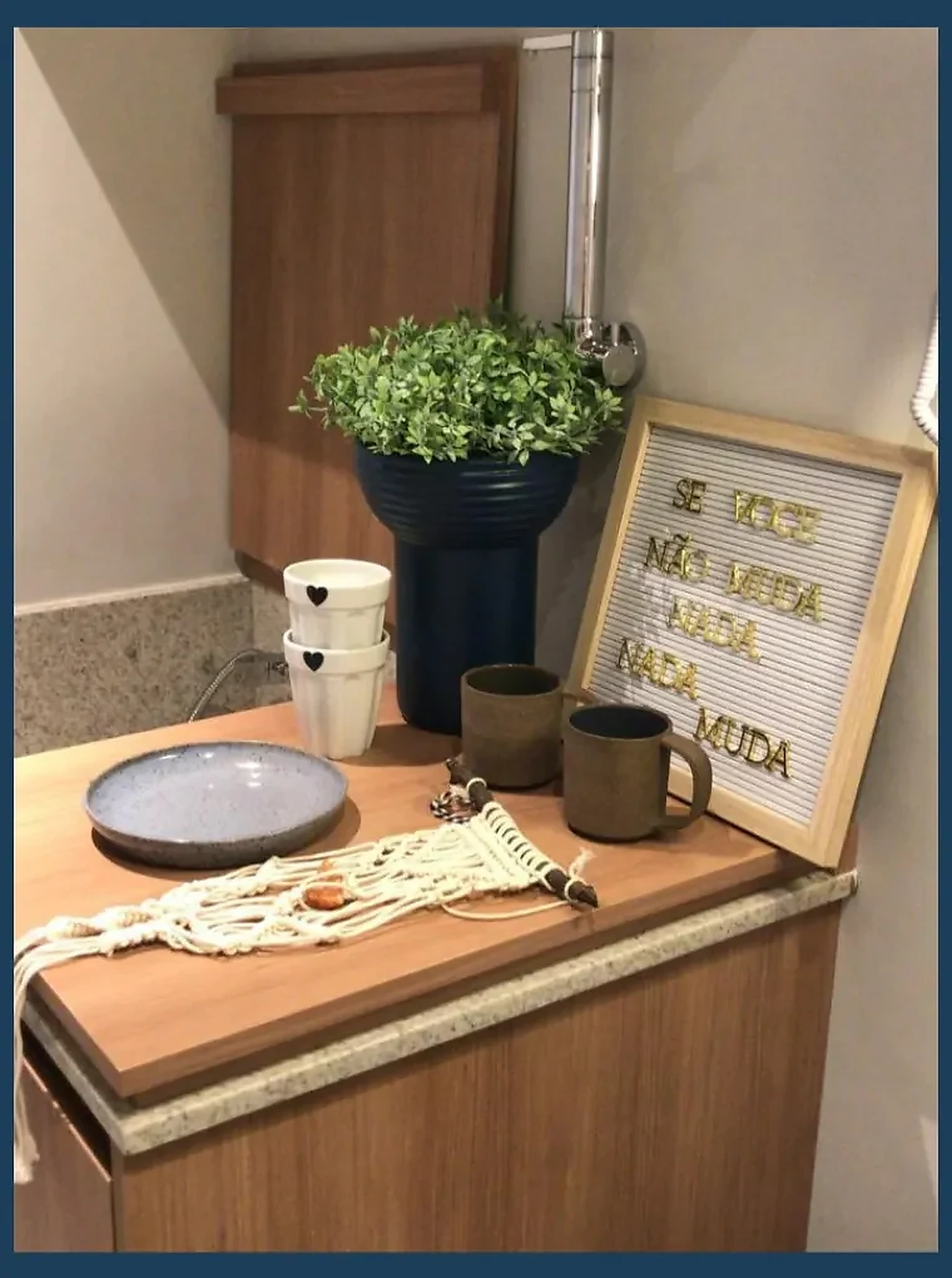 Recepção e café